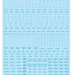 1/144 GMコーションデカールNo.5「アヴィエーション・英語＃1」エメラルドグリーン