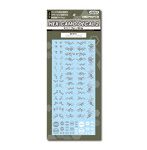 ヘックス迷彩用デカール2 グレー（1枚入）