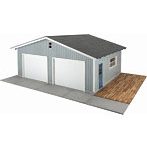 1/24 SS-039 2カーガレージ