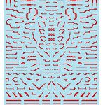 1/144 GM ラインデカール No.6「ニューロン」レッド