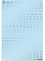 1/100 GM コーションデカール No.7「アヴィエーション・ドイツ語＃1」ゴールド