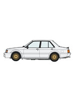 20740 1/24 三菱 ランサーEX 1800GSR ターボ ‘カスタムバージョン’