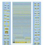 マイクロコーションB ダークグレー×イエロー×ホワイト