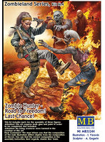 MB35244 1/35 ゾンビハンター・女性1体＋襲いかかる男女ゾンビ2体・ゾンビランド