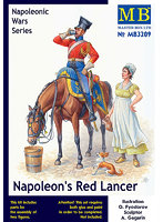 MB32009 1/32 仏槍騎兵レッドランサー馬＋女性・ナポレオニック