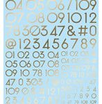 1/100 GM ナンバーデカール No.6「フューチャー・ナンバーズ〔ベーシック〕」ゴールド