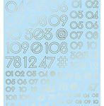 1/100 GM ナンバーデカール No.7「フューチャー・ナンバーズ〔ラインシェイプ〕」ゴールド