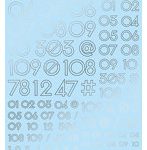 1/100 GM ナンバーデカール No.7「フューチャー・ナンバーズ〔ラインシェイプ〕」シルバー