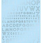 1/100 GM フォントデカール No.9「フューチャー・アルファベット〔ラインシェイプ〕」シルバー