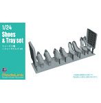 2402 1/24 シューズ＆シューズトレイ