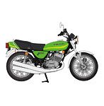 21782 1/12 カワサキ KH400-A5 1978年 キャンディライムグリーン
