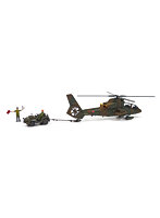1/72 陸上自衛隊 観測ヘリコプター OH-1 ＆ トーイングトラクターセット