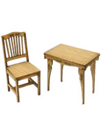 1/24 Antique Desk＆Chair アンティ-クな机と椅子