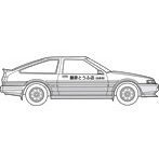 ISD-001 1/24 頭文字Dシリーズ No.001 トレノ前期型1600GT APEXAE86藤原拓海