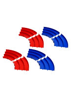 69578 J-CUP Jrサーキット カーブ（青/赤）各4枚セット