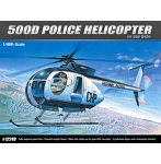 12249 1/48 ヒューズ 500D 警察用ヘリコプター プラモデル 成型色