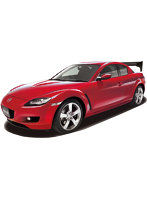 ID-326 1/24 インチアップシリーズ No.326 マツダRX-8 タイプS（GT・Wウィング付き）