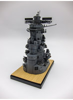 装備品-2EX-4 1/200 集める装備品シリーズ No.2 EX-4 戦艦大和 艦橋（純正エッチングパーツ/台座用木甲板シール付き）