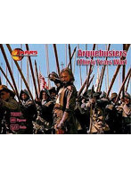 ORM72027 1/72三十年戦争の火縄銃手17世紀・ソフトプラ