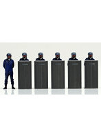 機動警察パトレイバー 機動隊員6体セット