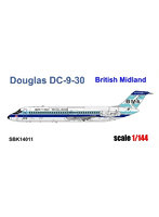 SBK14011 1/144 DC-9-30’ブリティッシュ・ミッドランド航空’