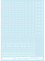 CDC-01W チョップデカールC1 ホワイト