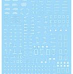 VCD-02W コンビネーションデカール02 ホワイト