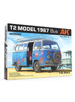 AK35022 AKインタラクティブ 1/35 1967 ワンボックスカー バスタイプ プラモデル