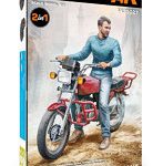 AK35027 AKインタラクティブ 1/35 125cc スポーツバイク ライダーフィギュア付属 プラモデル
