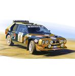 BX24034 プラッツ/BEEMAX 1/24 ランチア デルタ S4 1986 カタルーニャラリー ウィナー プラモデル 成型色