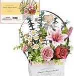 【10%ポイント還元中】Wooden Flower Basket