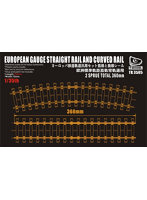 TK3505 ヨーロッパ鉄道 軌道 汎用セット（180mm）