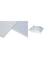 【10%ポイント還元中】プラ=プレート グレー 目盛:ホワイト 厚:1.0mm