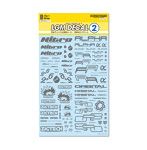 【10%ポイント還元中】LGM02-GR LGMデカール2 グレー（1枚入）