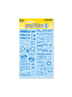 LGM02-BL LGMデカール2 ブルー（1枚入）