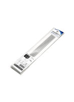 OM-454 プラ=材料【グレー】 ハーフパイプ 3x6mm 4本入