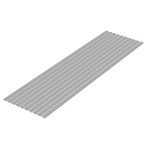 OM-486 プラ=材料【グレー】 細切り板 1.0 x 6.0 mm 10本入
