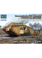 MB72001 1/72 英・マークI型菱形戦車-雄型（57mm砲搭載）1916年