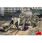 MA35400 1/35 ドイツ 7.5cm 対戦車砲 PaK 40 中期型 w/砲兵搭乗員