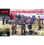 48084 1/48 WWII ソビエト空軍 パイロット＆グランドクルーセット