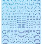 1/100 GMコーションデカールNo.10「オペレーションテキスト＃2」プリズムブルー ＆ ネオンブルー