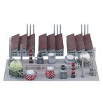 SW21 1/700 ストラクチャーセット 7（工場・プラント設備）