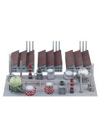 SW21 1/700 ストラクチャーセット 7（工場・プラント設備）