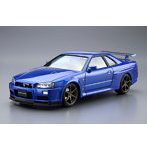 8 1/24 ニッサン BNR34 スカイラインGT-R V-specII ’02 ザ☆モデルカー