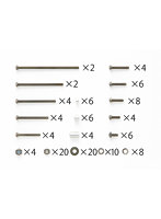 95233 ブラックメッキ ビスセット