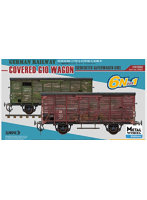 35A01-MW 1/35 ドイツ有蓋貨車 G10 - 金属車輪版