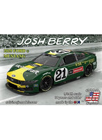 WBF2025JBD ジョシュ・ベリー ＃21 ウッド・ブラザーズ・レーシング スローバッスキーム フォード マスタング NASCAR 2025
