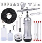 ［aurochs］ AERO CROSS 充電式 エアブラシ ver.4.0 WAb （ダブルアクション）