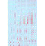 1/100 RB03 コーションデカール ホワイト＆レッド（1枚入）