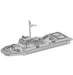 T23V700-024M 1/700 海上自衛隊 YT75号50t型曳船